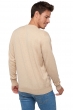 Cachemire Naturel pull homme col rond natural ness 4f natural beige 2xl